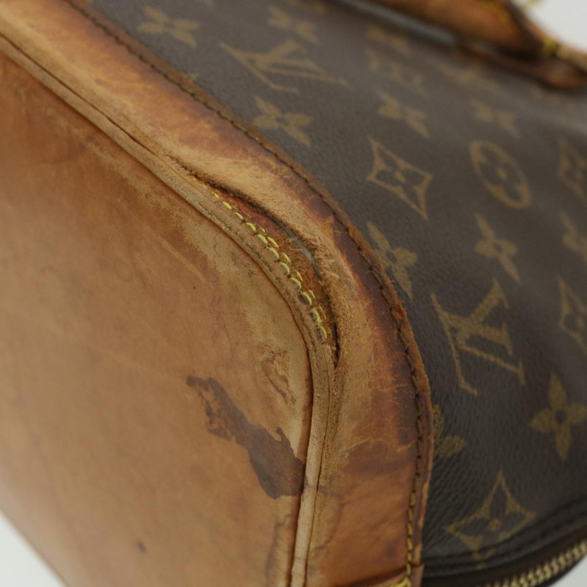 LOUIS VUITTON Monogram Alma Hand Bag M51130 LV Auth bs3442