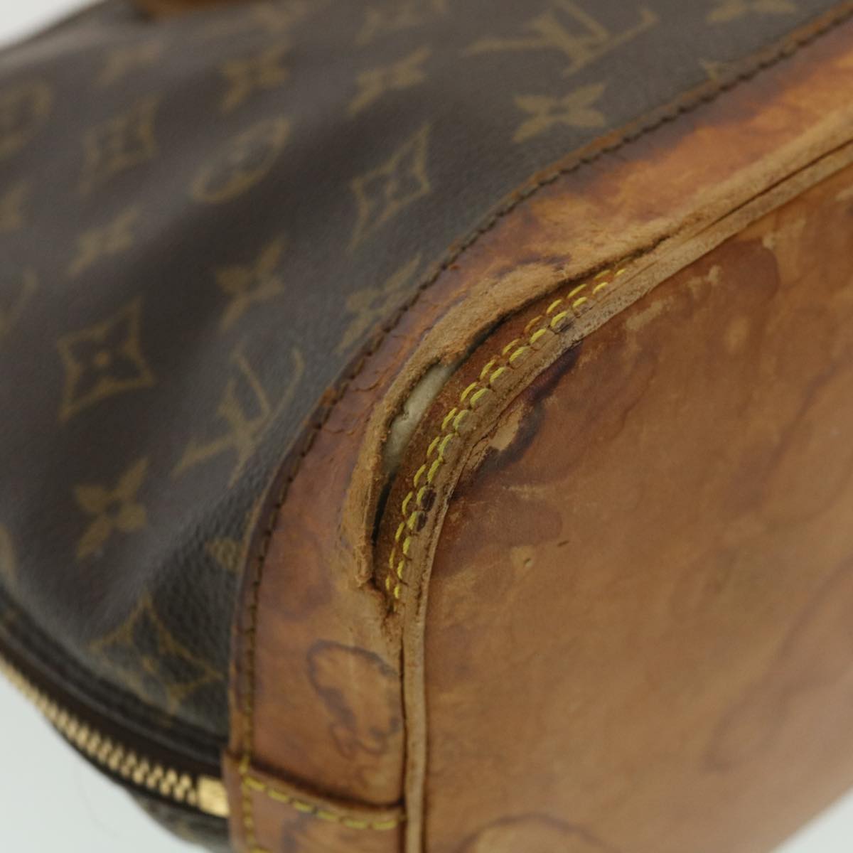 LOUIS VUITTON Monogram Alma Hand Bag M51130 LV Auth bs3442