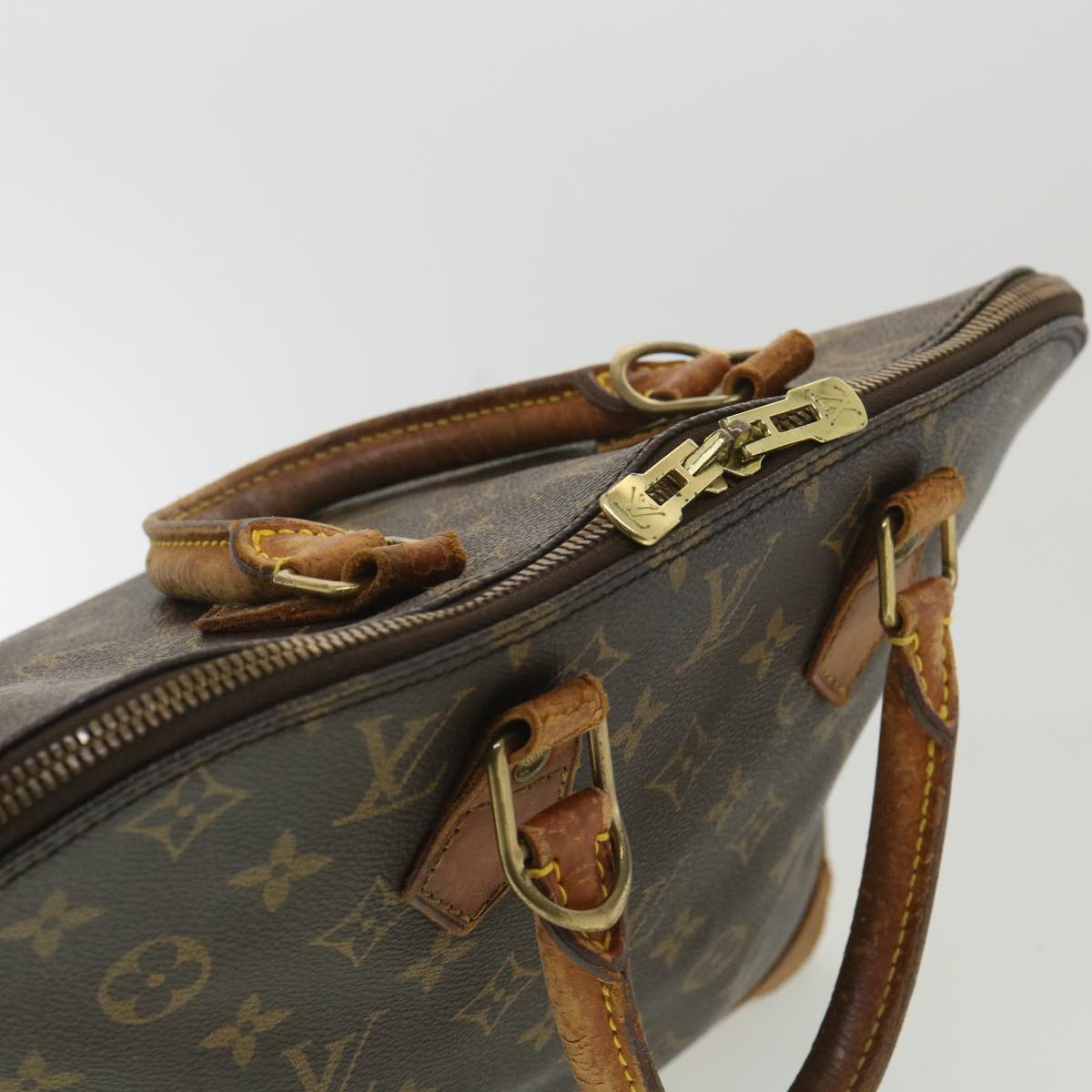 LOUIS VUITTON Monogram Alma Hand Bag M51130 LV Auth bs3442