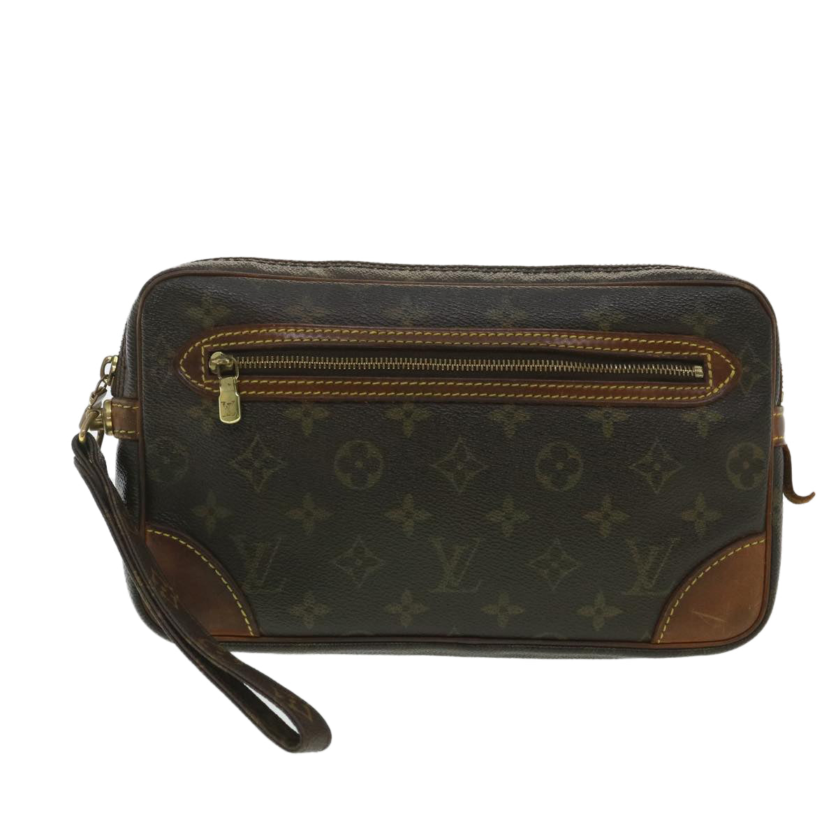 LOUIS VUITTON Monogram Marly Dragonne GM Clutch Bag M51825 LV Auth bs3461