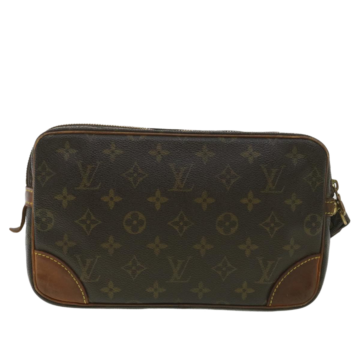 LOUIS VUITTON Monogram Marly Dragonne GM Clutch Bag M51825 LV Auth bs3461 - 0