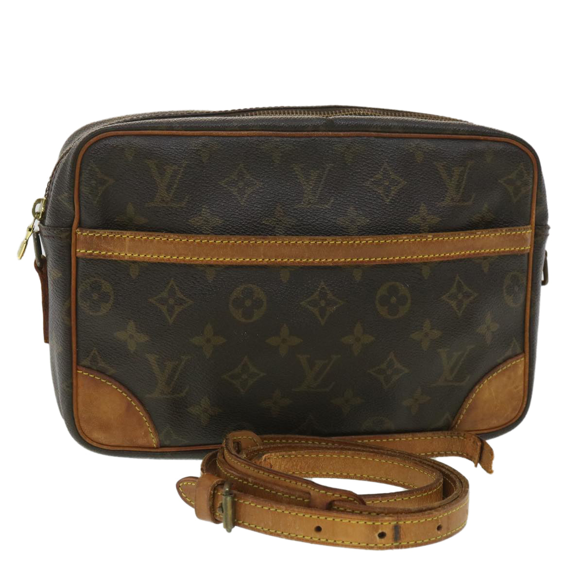 LOUIS VUITTON Monogram Trocadero 27 Shoulder Bag M51274 LV Auth bs3465