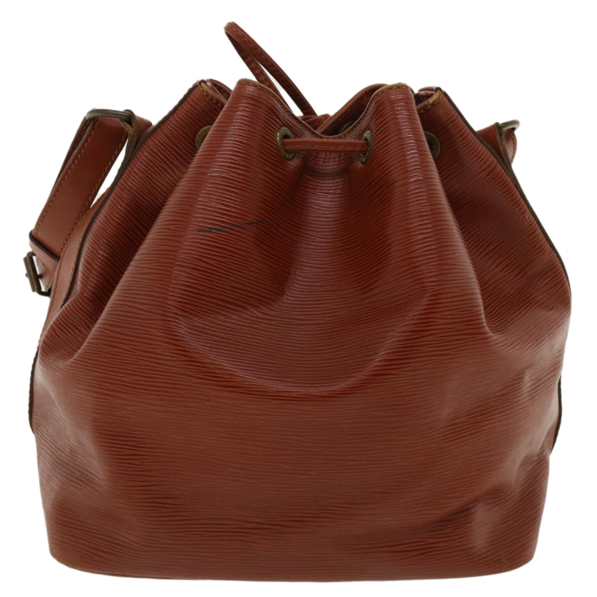 LOUIS VUITTON Epi Petit Noe Shoulder Bag Vintage Brown Kenya M44108 Auth bs3468 - 0