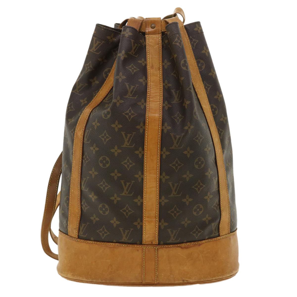 LOUIS VUITTON Monogram Randonnee GM Shoulder Bag M42244 LV Auth bs3496