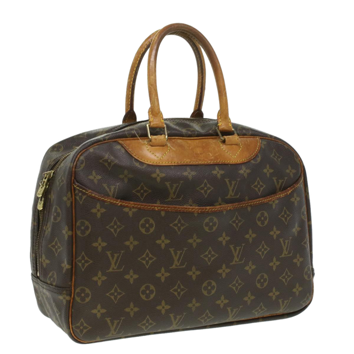 LOUIS VUITTON Monogram Deauville Hand Bag M47270 LV Auth bs3504