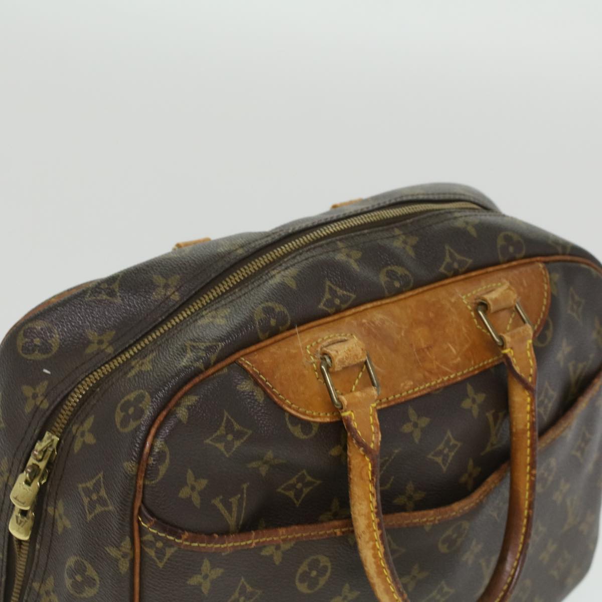 LOUIS VUITTON Monogram Deauville Hand Bag M47270 LV Auth bs3504