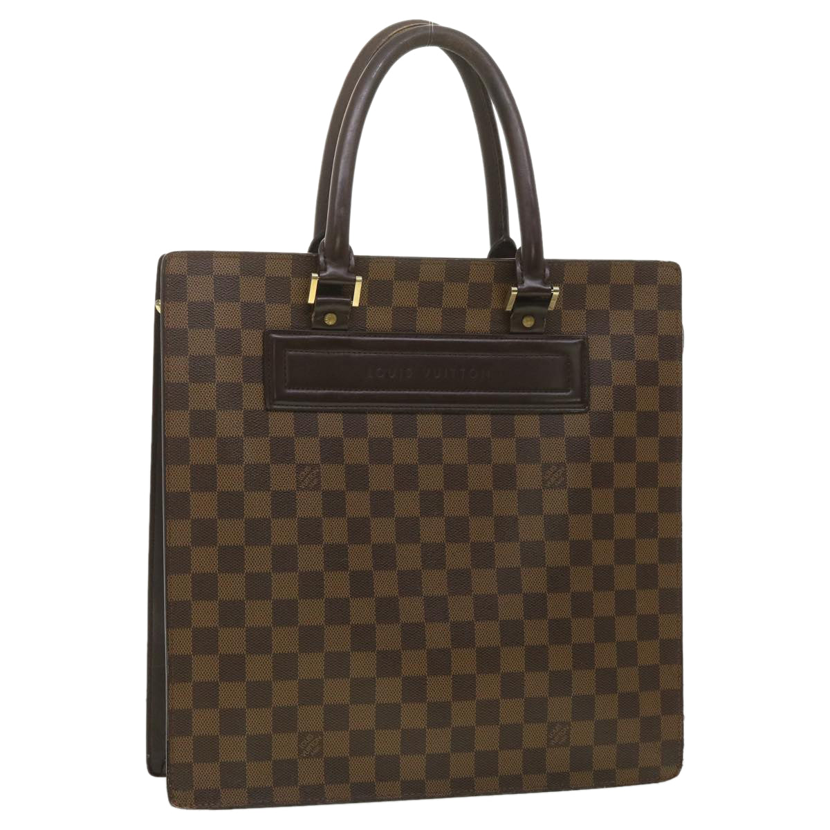 LOUIS VUITTON Damier Ebene Venice GM Hand Bag N51146 LV Auth bs3510