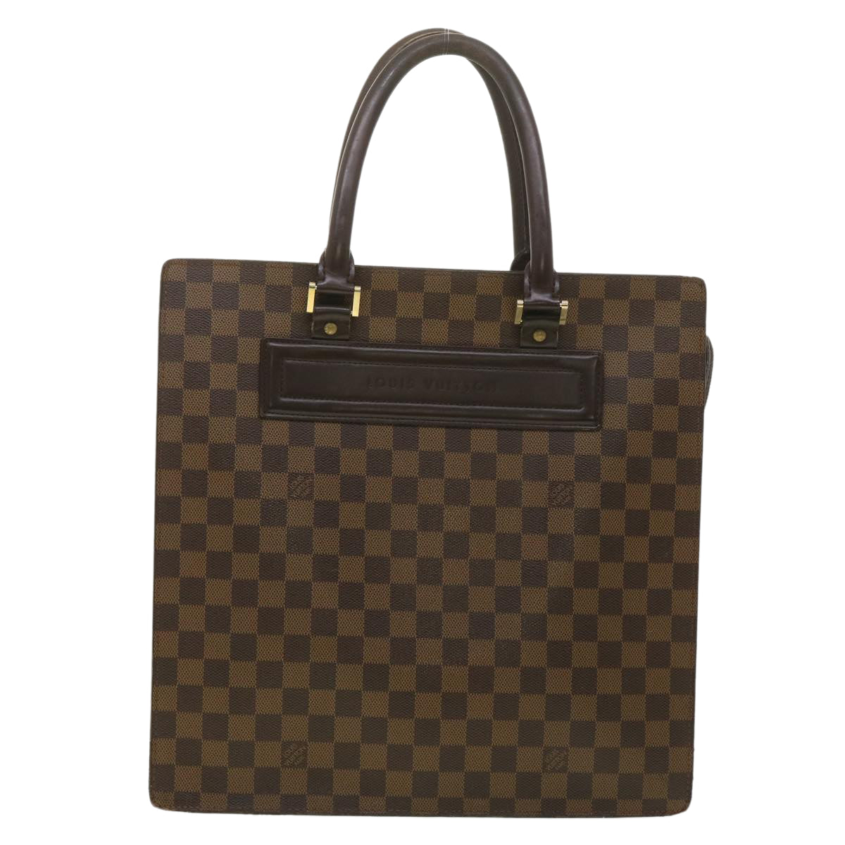 LOUIS VUITTON Damier Ebene Venice GM Hand Bag N51146 LV Auth bs3510