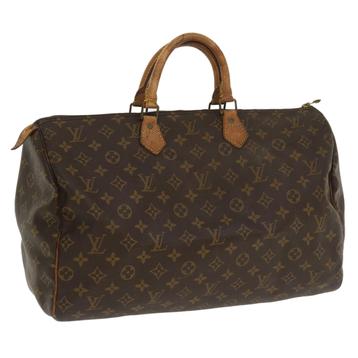 LOUIS VUITTON Monogram Speedy 40 Hand Bag M41522 LV Auth bs3563