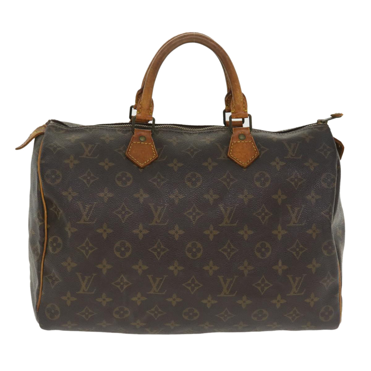 LOUIS VUITTON Monogram Speedy 35 Hand Bag M41524 LV Auth bs3618