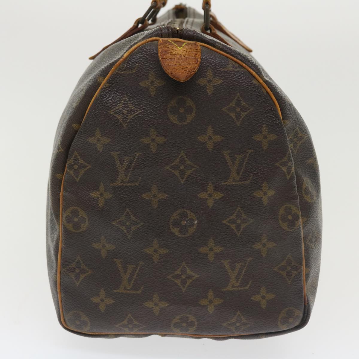 LOUIS VUITTON Monogram Speedy 35 Hand Bag M41524 LV Auth bs3618