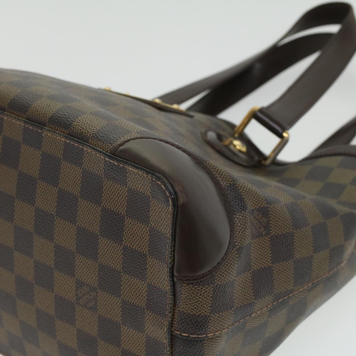 LOUIS VUITTON Damier Ebene Hampstead MM Tote Bag N51204 LV Auth bs3619