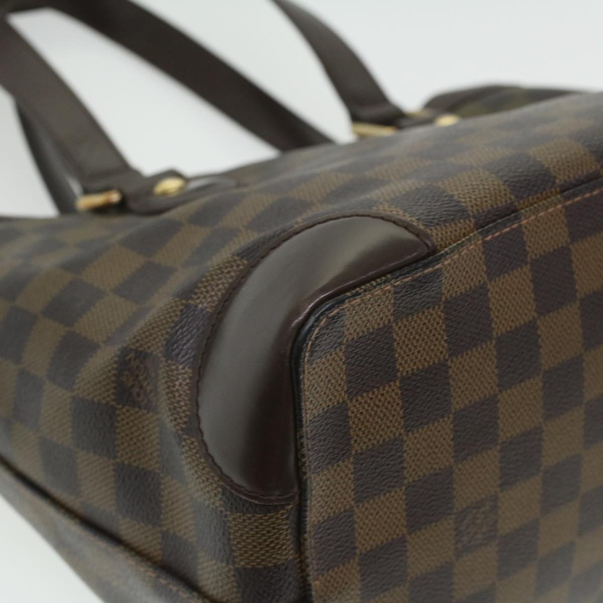 LOUIS VUITTON Damier Ebene Hampstead MM Tote Bag N51204 LV Auth bs3619