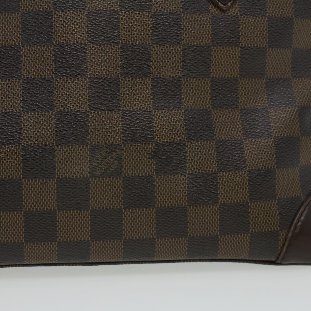 LOUIS VUITTON Damier Ebene Hampstead MM Tote Bag N51204 LV Auth bs3619