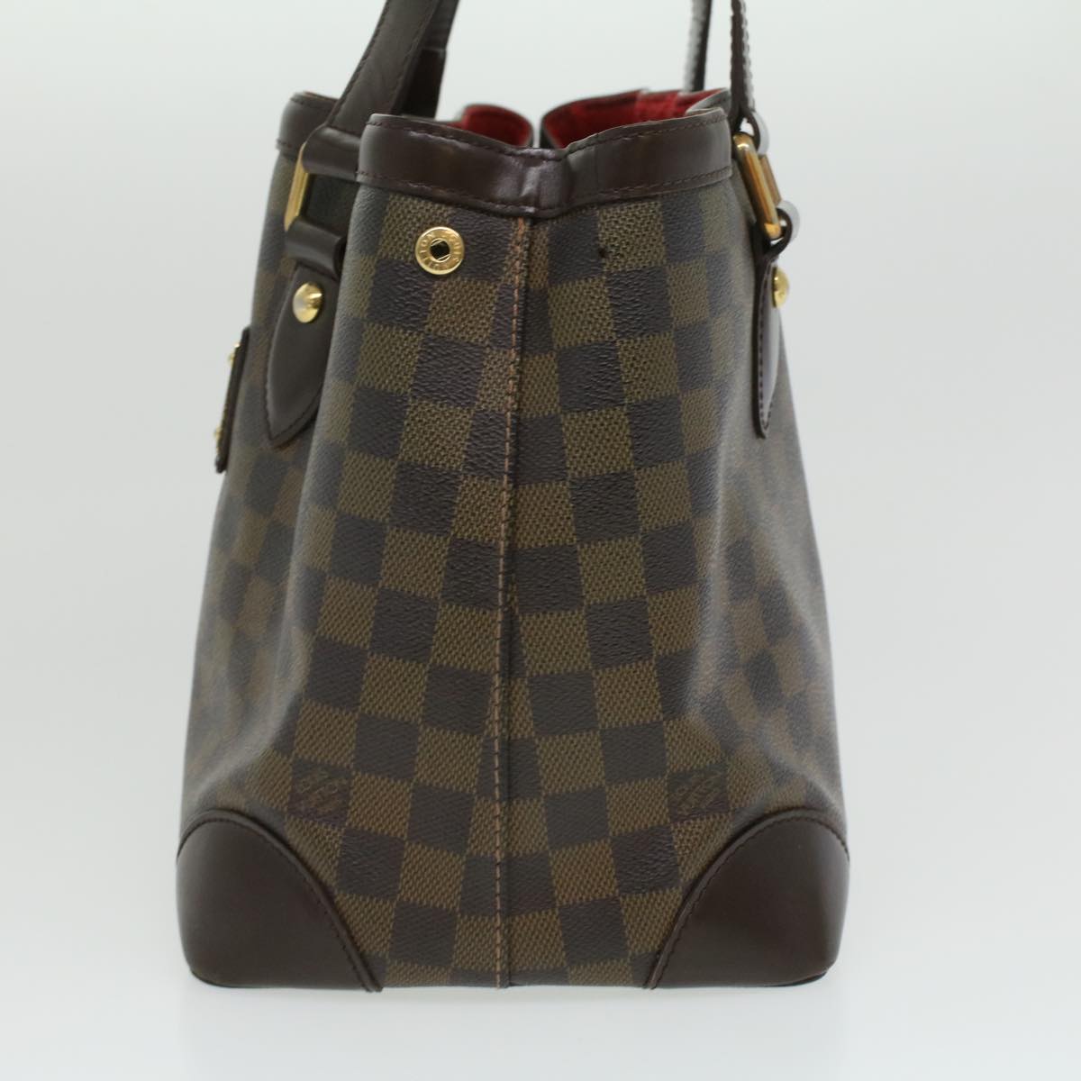 LOUIS VUITTON Damier Ebene Hampstead MM Tote Bag N51204 LV Auth bs3619