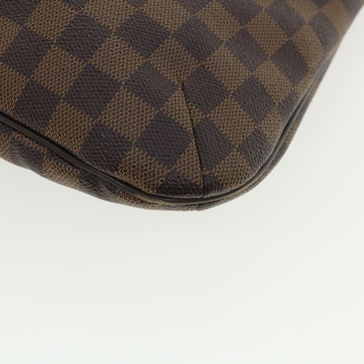 LOUIS VUITTON Damier Ebene Bloomsbury PM Shoulder Bag N42251 LV Auth bs3679