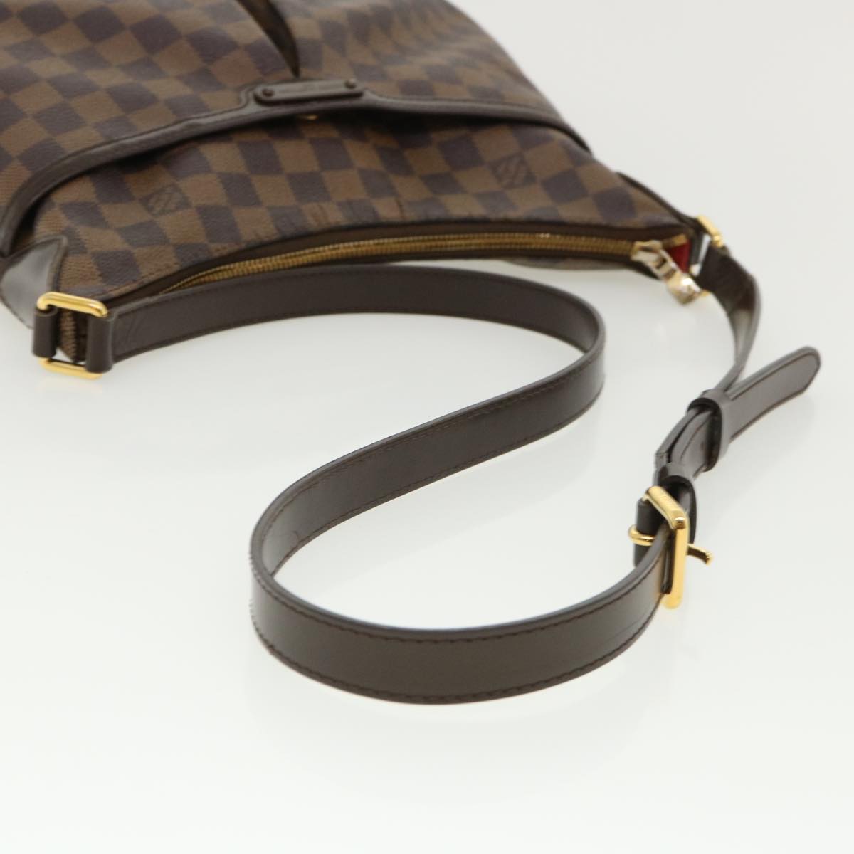 LOUIS VUITTON Damier Ebene Bloomsbury PM Shoulder Bag N42251 LV Auth bs3679