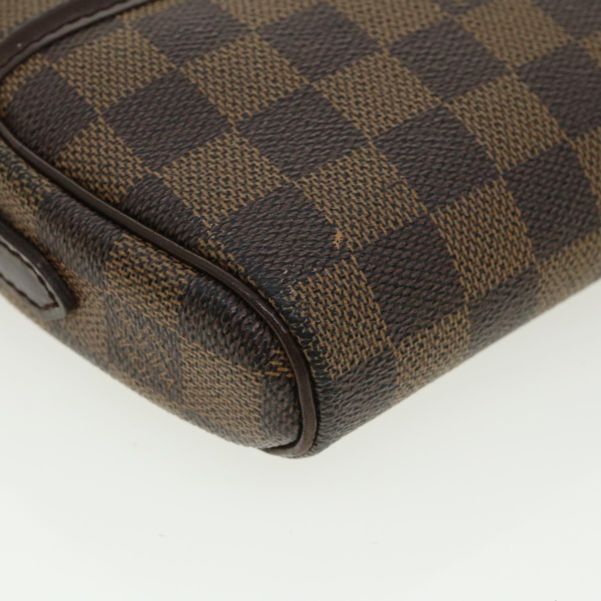 LOUIS VUITTON Damier Ebene Pochette Ipanema Shoulder Bag N51296 LV Auth bs3684