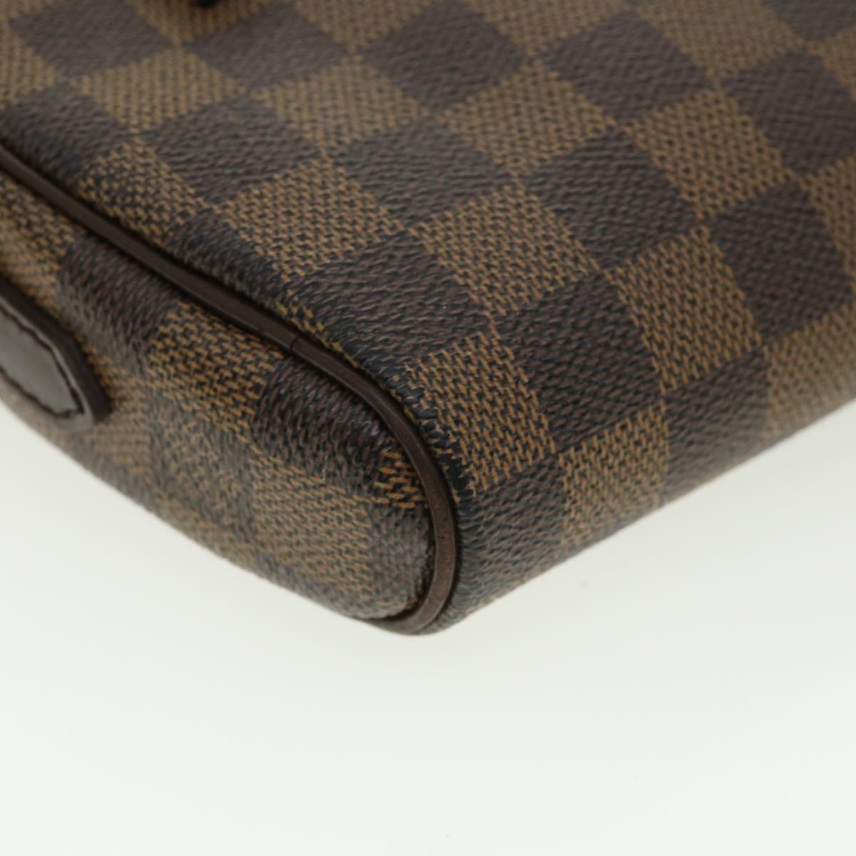 LOUIS VUITTON Damier Ebene Pochette Ipanema Shoulder Bag N51296 LV Auth bs3684