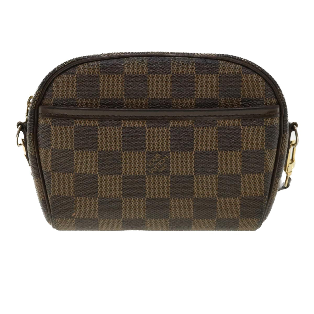 LOUIS VUITTON Damier Ebene Pochette Ipanema Shoulder Bag N51296 LV Auth bs3684