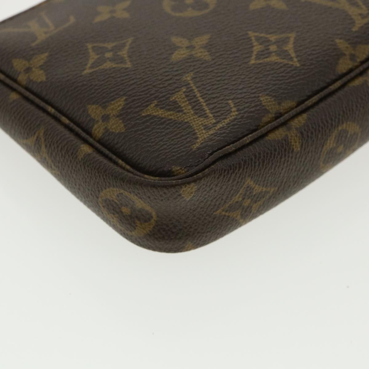 LOUIS VUITTON Monogram Panda Pochette Accessoires Pouch M51981 LV Auth bs3685