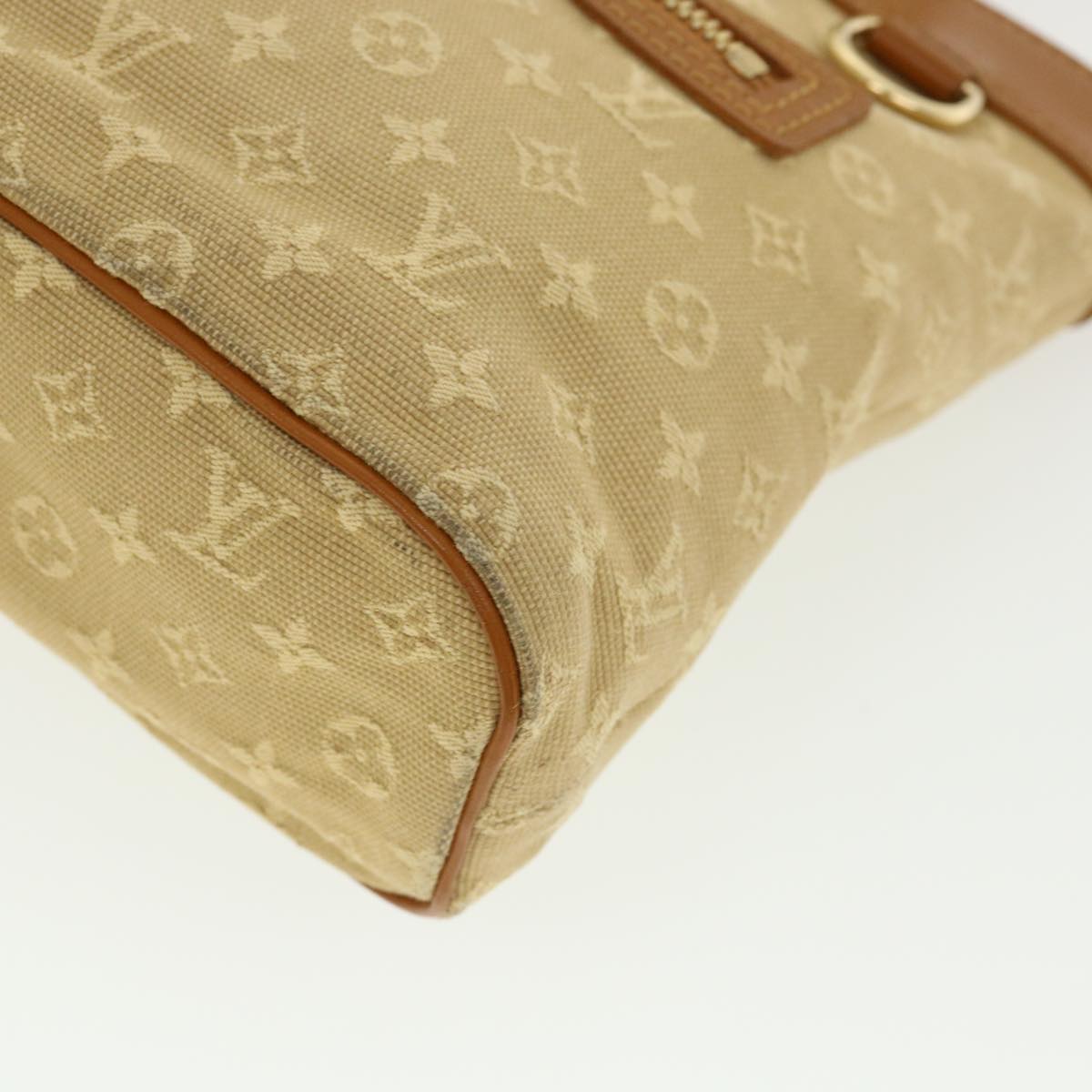 LOUIS VUITTON Monogram Mini Lucille PM Hand Bag Beige M92684 LV Auth bs3768