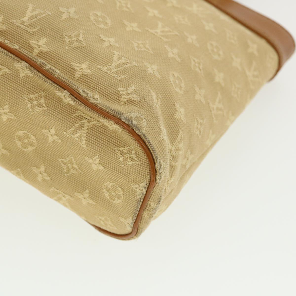 LOUIS VUITTON Monogram Mini Lucille PM Hand Bag Beige M92684 LV Auth bs3768