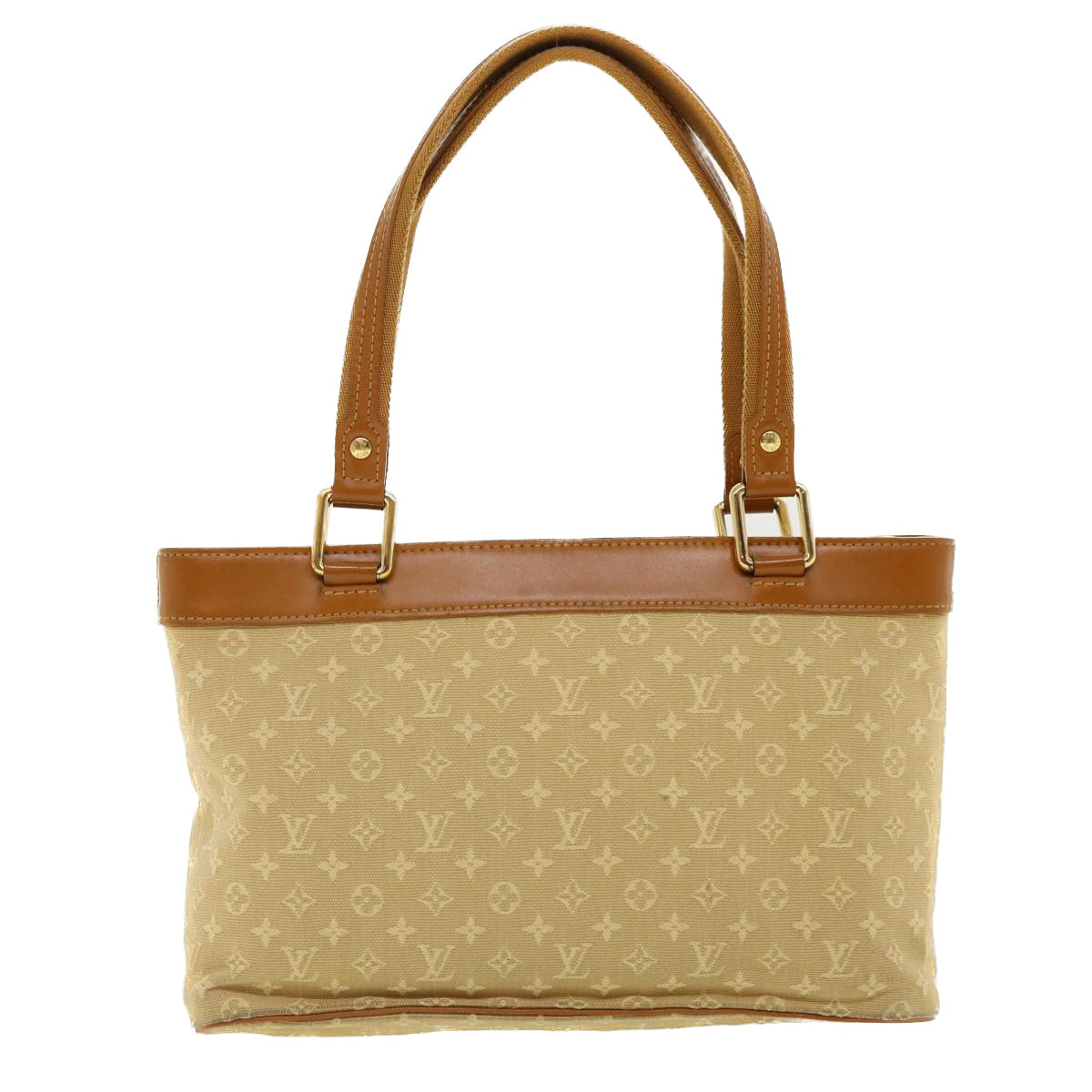 LOUIS VUITTON Monogram Mini Lucille PM Hand Bag Beige M92684 LV Auth bs3768 - 0