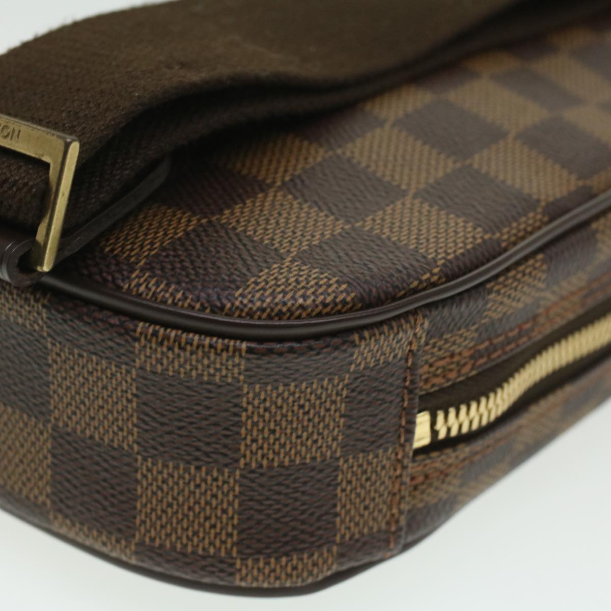 LOUIS VUITTON Damier Ebene Pochette Gange Shoulder Bag N51994 LV Auth bs3790A