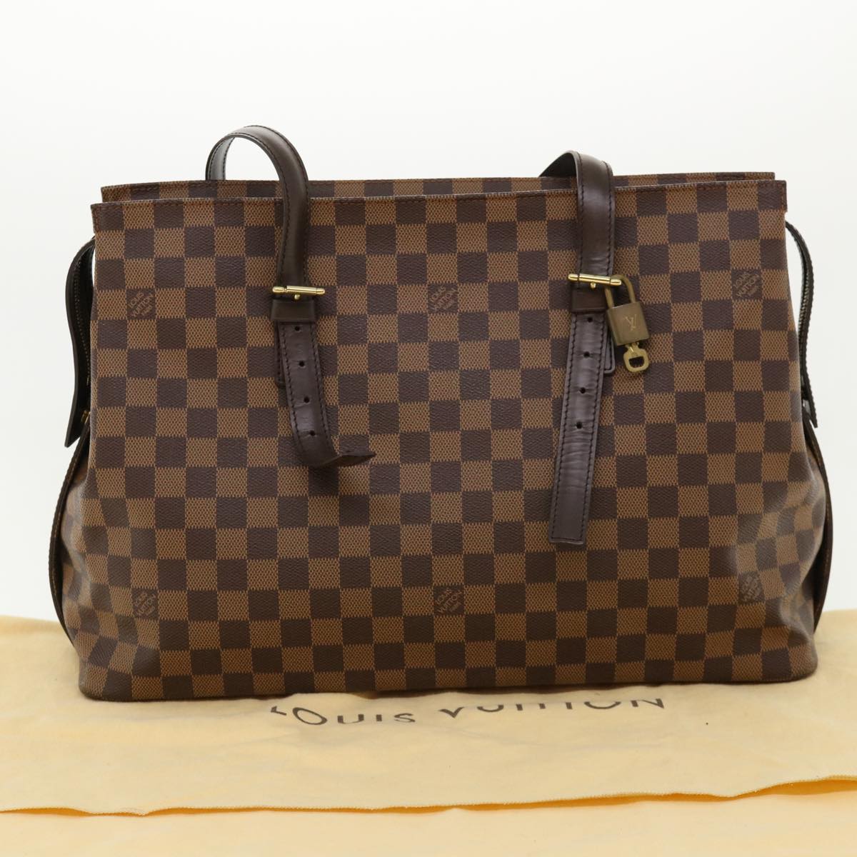 LOUIS VUITTON Damier Ebene Chelsea Tote Bag N51119 LV Auth bs3791