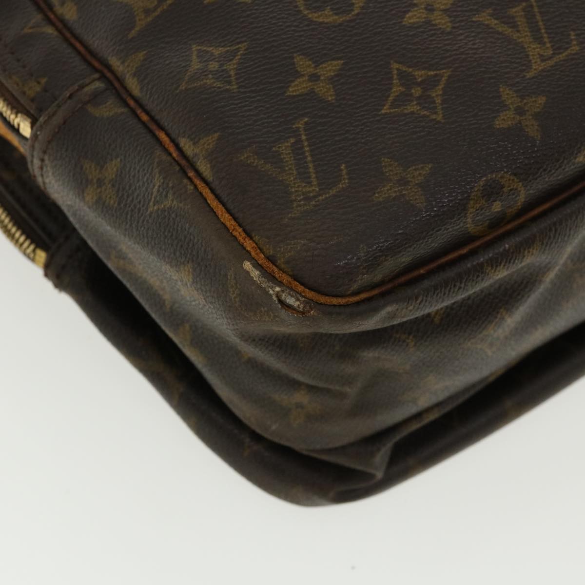 LOUIS VUITTON Monogram Reporter GM Shoulder Bag M45252 LV Auth bs3817