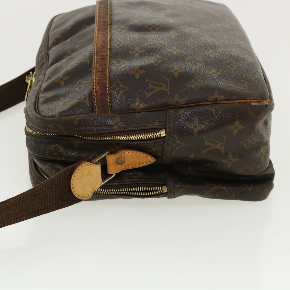 LOUIS VUITTON Monogram Reporter GM Shoulder Bag M45252 LV Auth bs3817