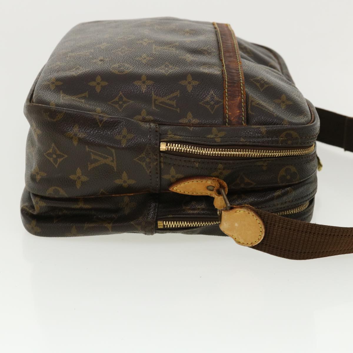 LOUIS VUITTON Monogram Reporter GM Shoulder Bag M45252 LV Auth bs3817