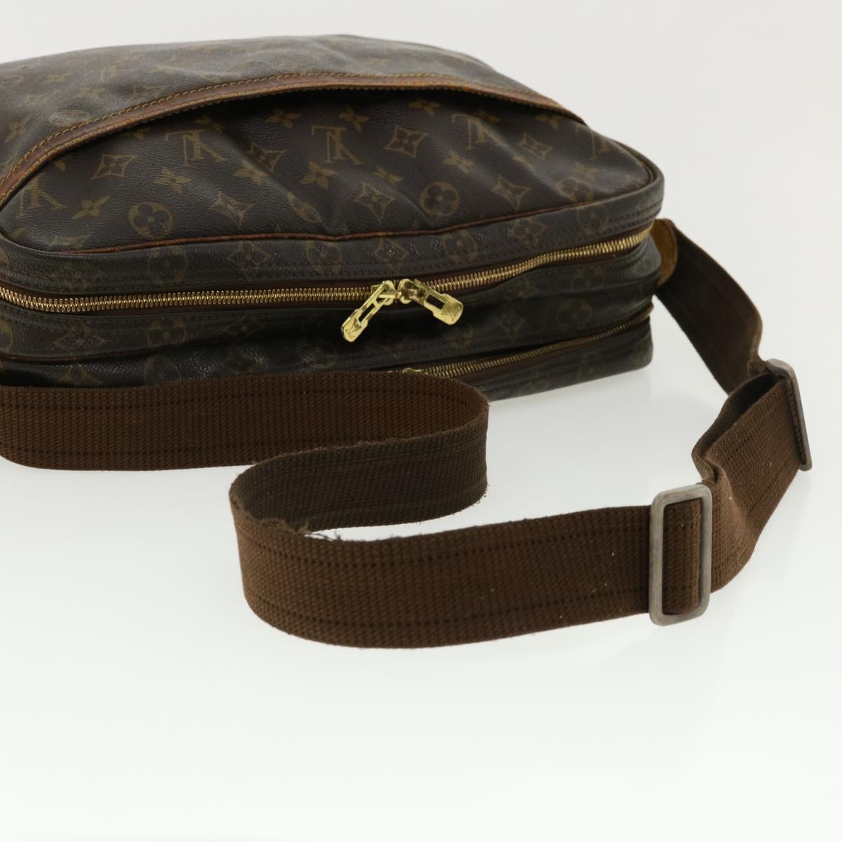 LOUIS VUITTON Monogram Reporter GM Shoulder Bag M45252 LV Auth bs3817