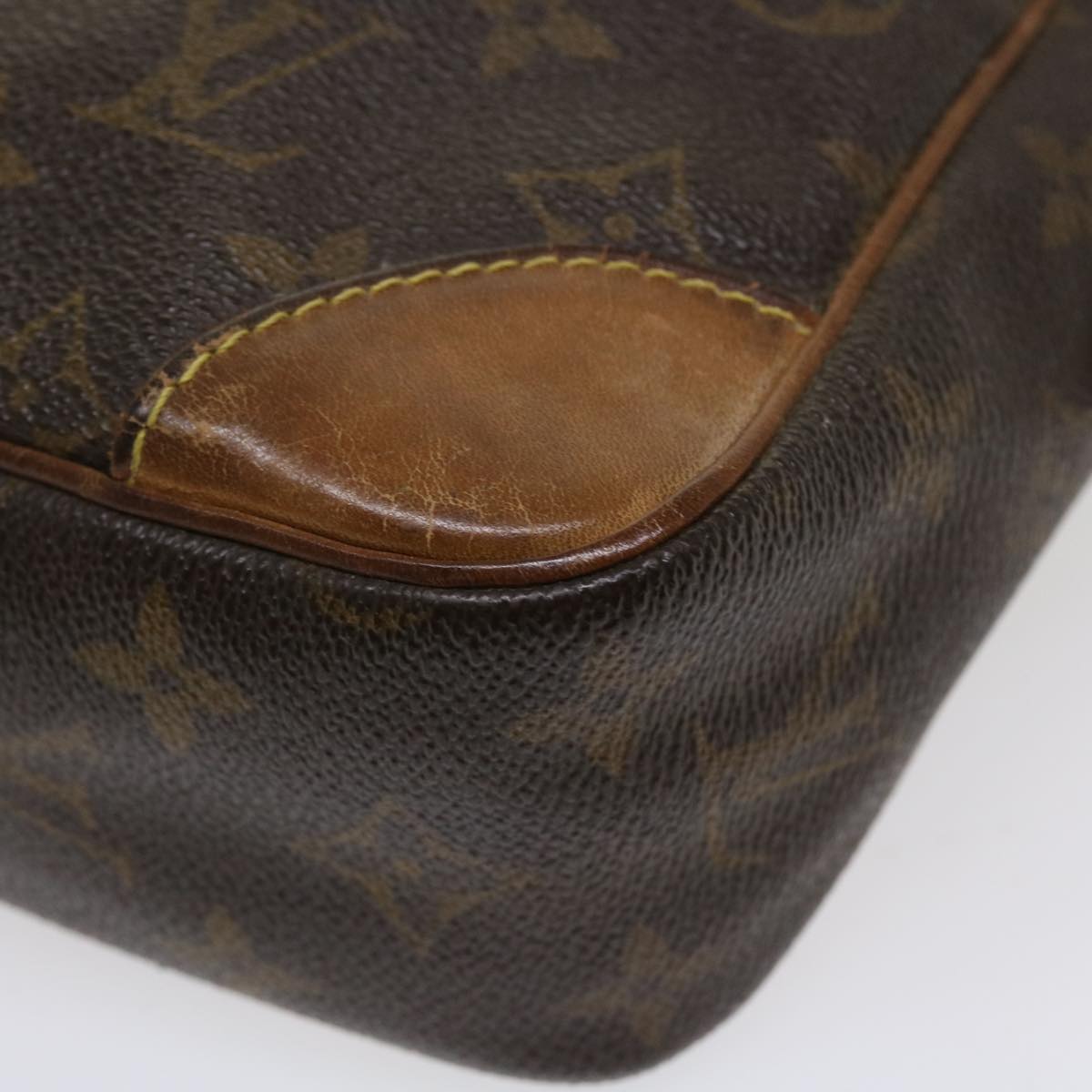 LOUIS VUITTON Monogram Compiegne 28 Clutch Bag M51845 LV Auth bs3899