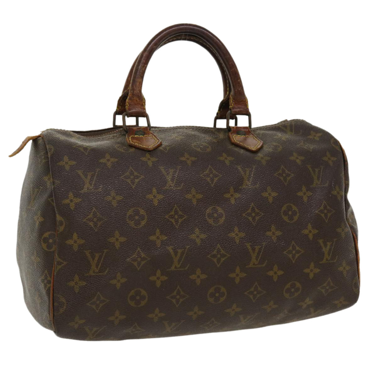 LOUIS VUITTON Monogram Speedy 30 Hand Bag M41526 LV Auth bs3928