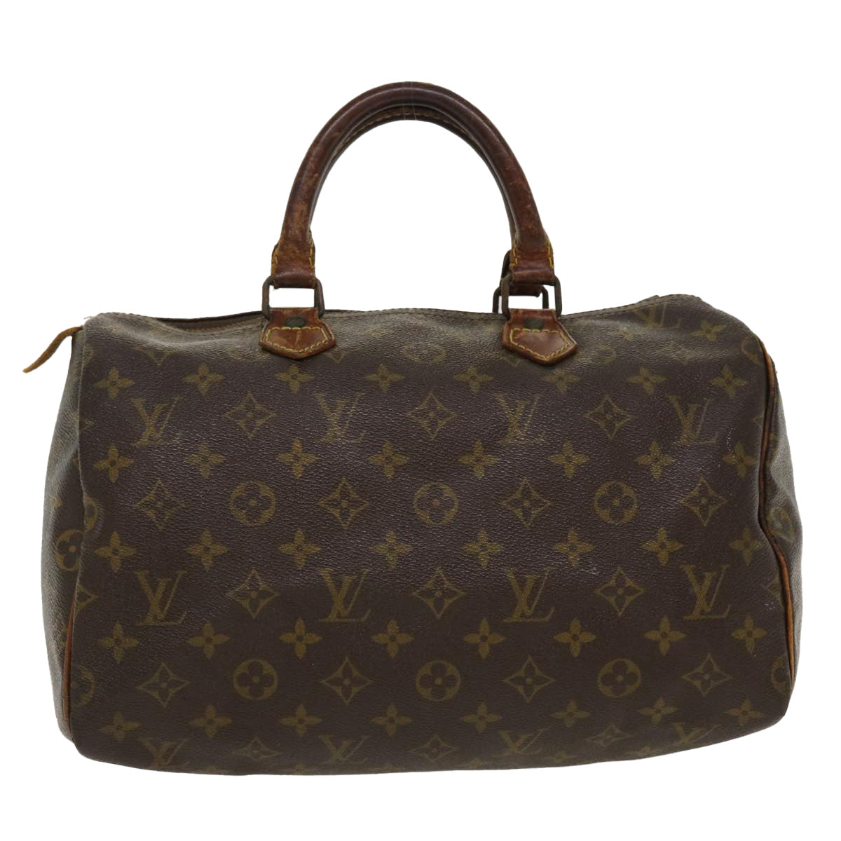 LOUIS VUITTON Monogram Speedy 30 Hand Bag M41526 LV Auth bs3928