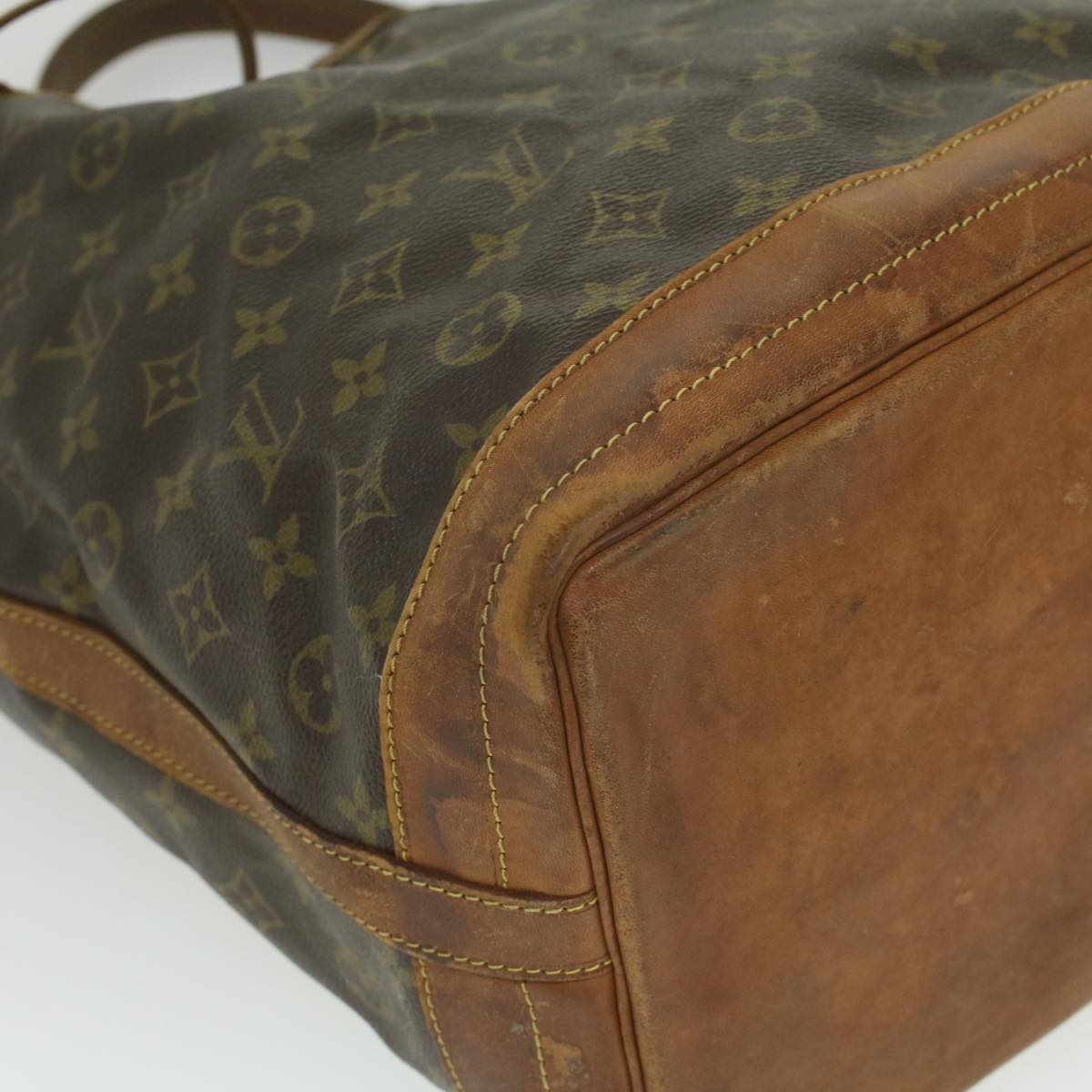 LOUIS VUITTON Monogram Noe Shoulder Bag M42224 LV Auth bs3934