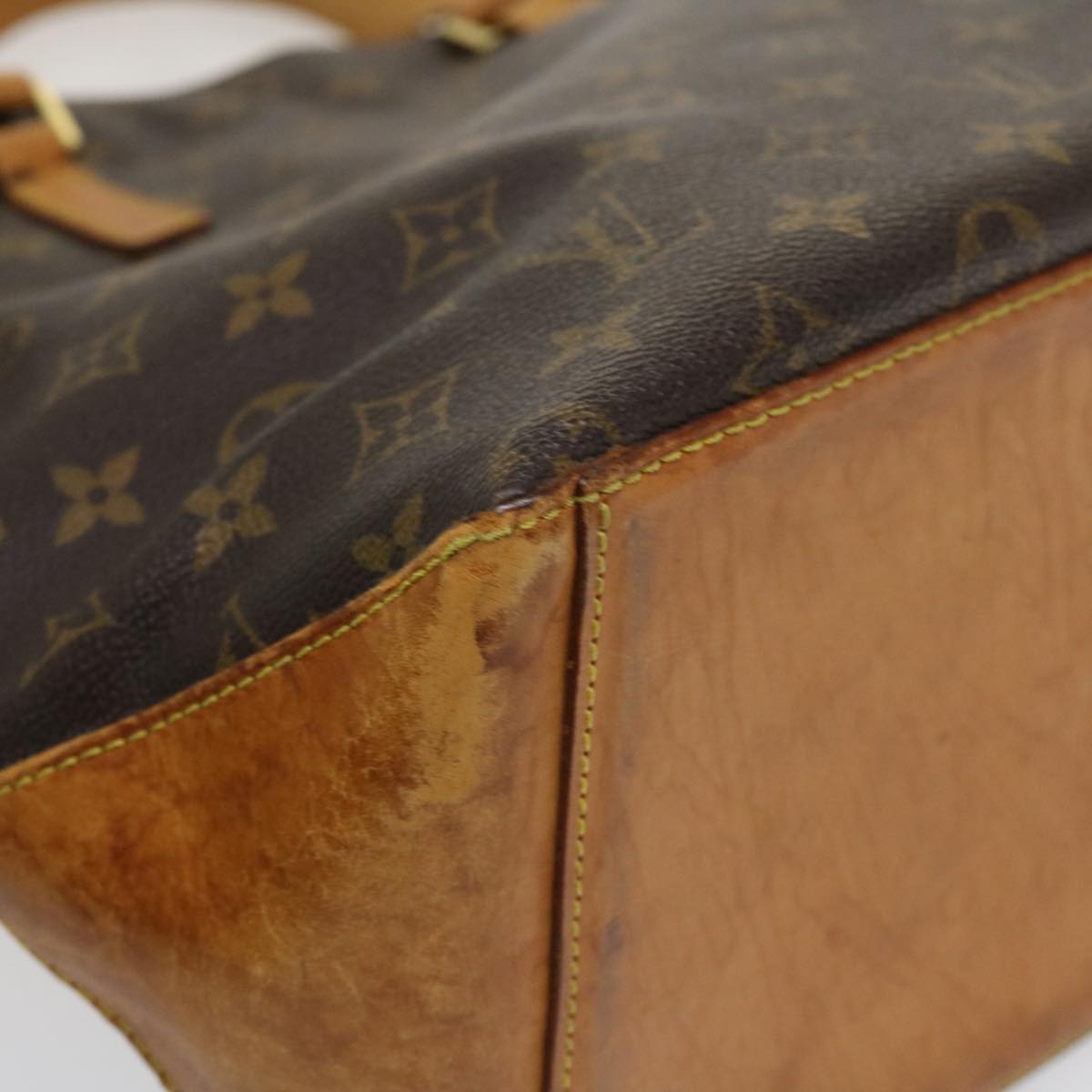 LOUIS VUITTON Monogram Cabas Mezzo Tote Bag M51151 LV Auth bs3952