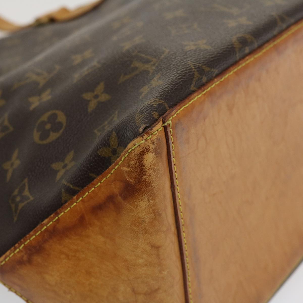 LOUIS VUITTON Monogram Cabas Mezzo Tote Bag M51151 LV Auth bs3952