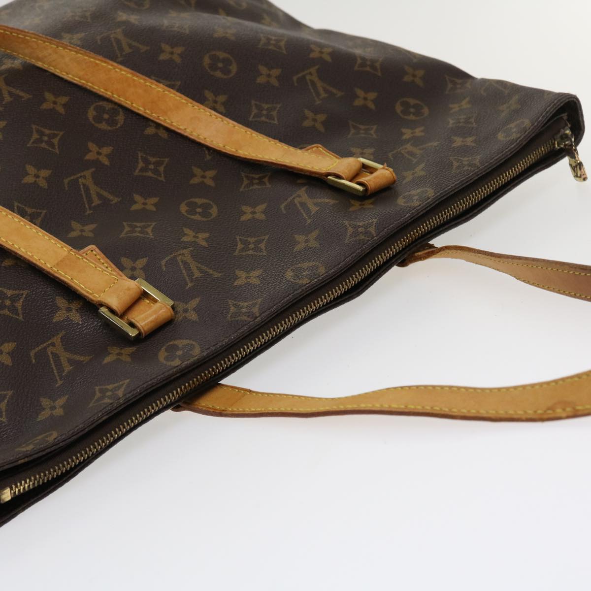 LOUIS VUITTON Monogram Cabas Mezzo Tote Bag M51151 LV Auth bs3952