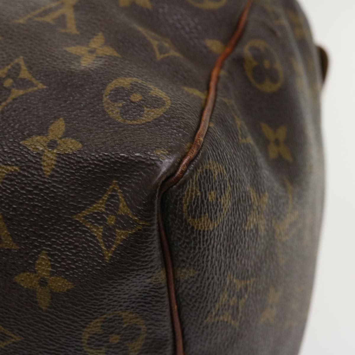 LOUIS VUITTON Monogram Speedy 35 Hand Bag M41524 LV Auth bs3958