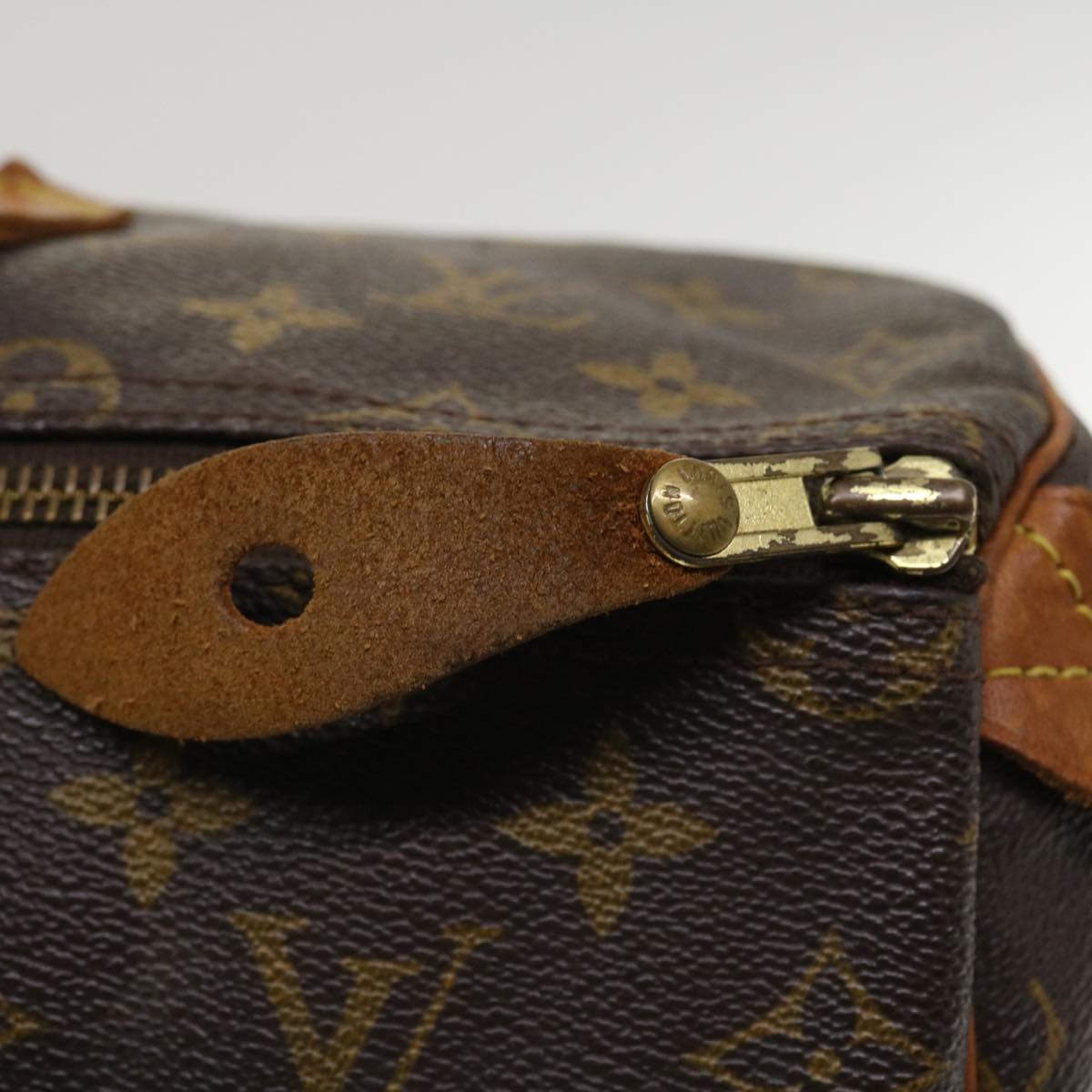 LOUIS VUITTON Monogram Speedy 35 Hand Bag M41524 LV Auth bs3958