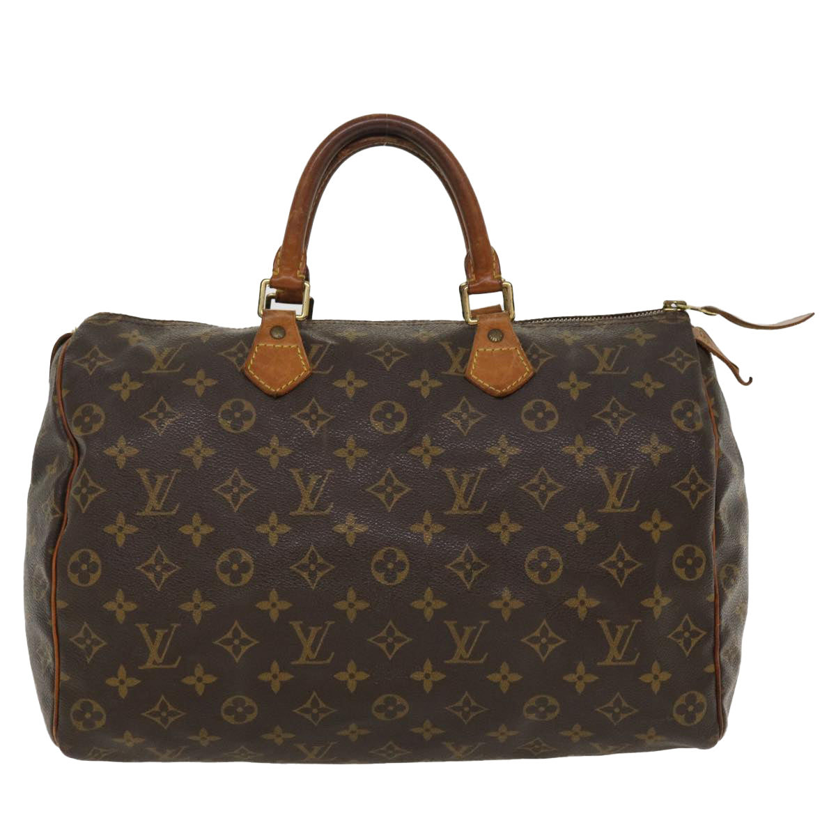 LOUIS VUITTON Monogram Speedy 35 Hand Bag M41524 LV Auth bs3958