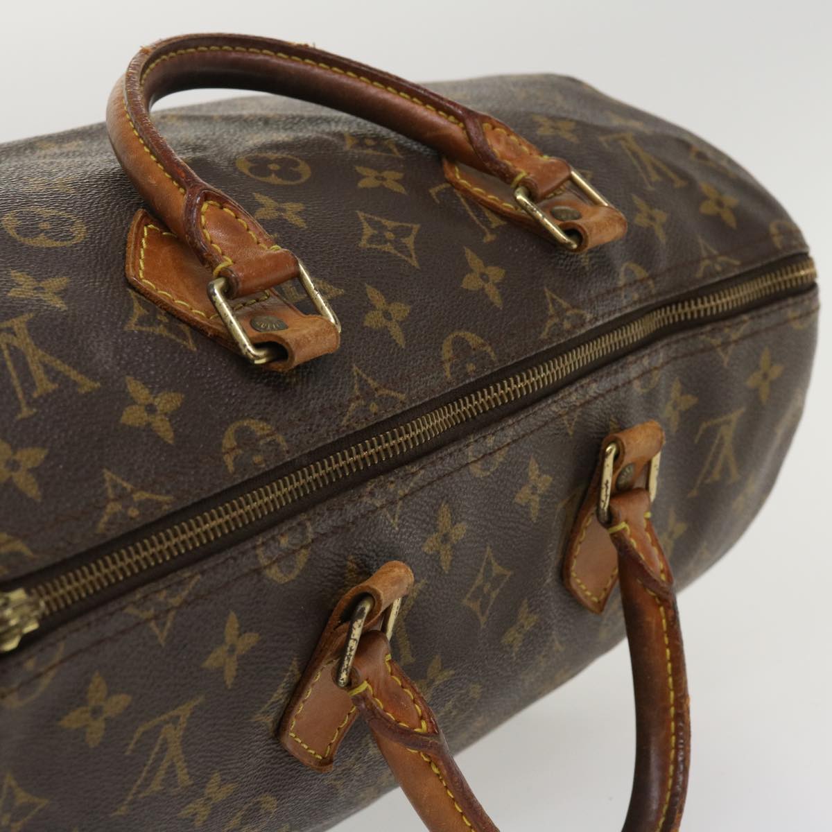 LOUIS VUITTON Monogram Speedy 35 Hand Bag M41524 LV Auth bs3958