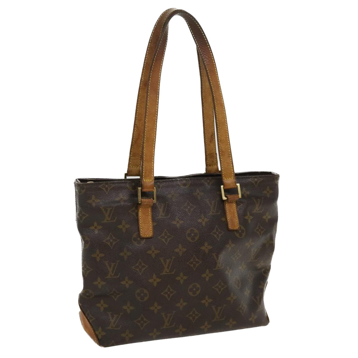 LOUIS VUITTON Monogram Cabas Piano Tote Bag M51148 LV Auth bs3960