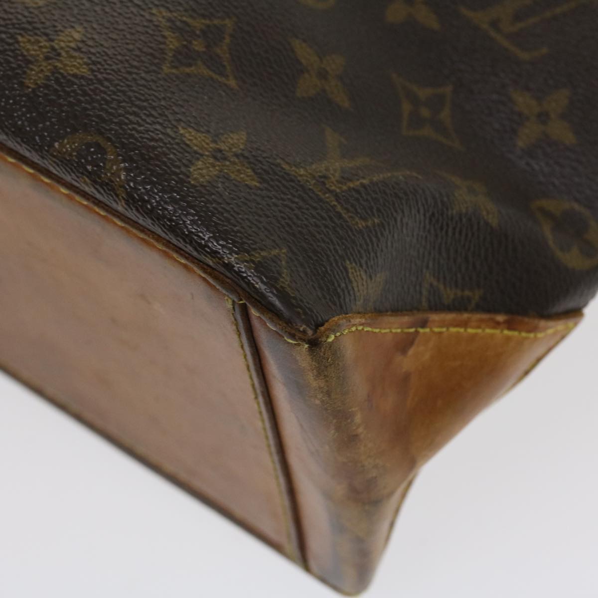 LOUIS VUITTON Monogram Cabas Piano Tote Bag M51148 LV Auth bs3960