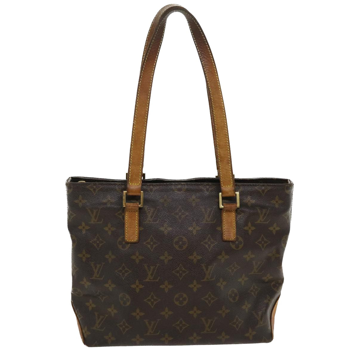 LOUIS VUITTON Monogram Cabas Piano Tote Bag M51148 LV Auth bs3960