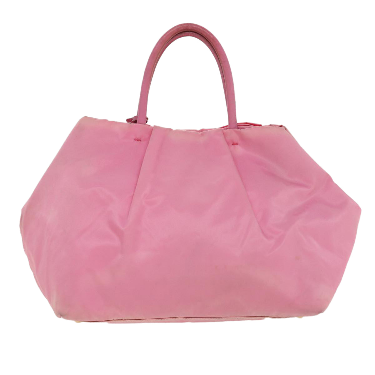 PRADA Hand Bag Nylon Pink Auth bs3964 - 0