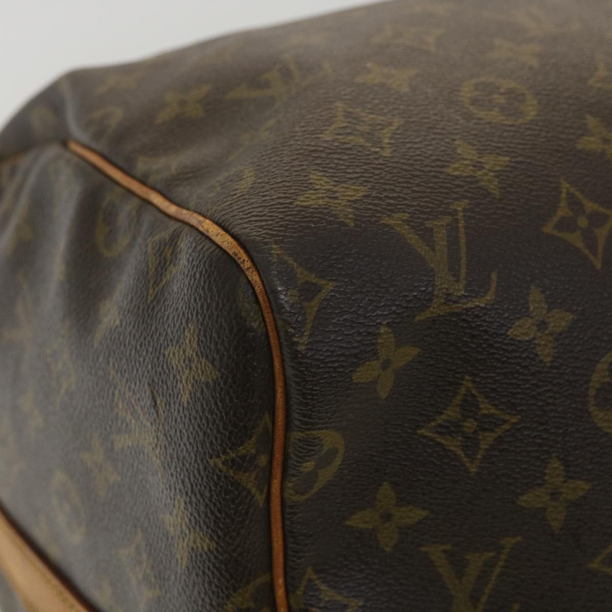 LOUIS VUITTON Monogram Keepall Bandouliere 55 Boston Bag M41414 LV Auth bs4003